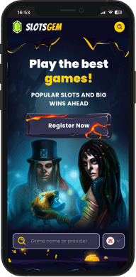 SlotsGEM Casino Mobilvenlige casinosider📱 SLOTSGEM Casino Mobile